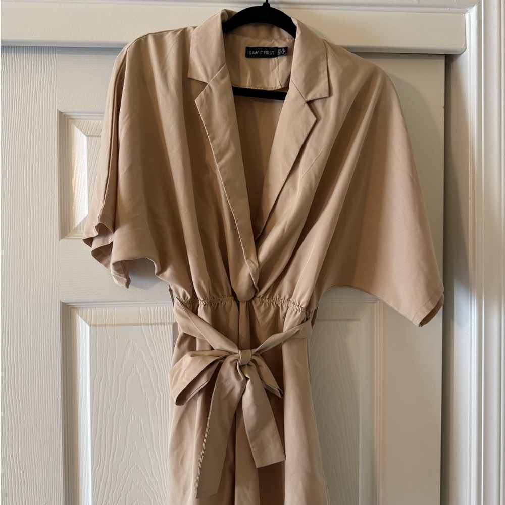 I Saw It First Women's Tan Dress